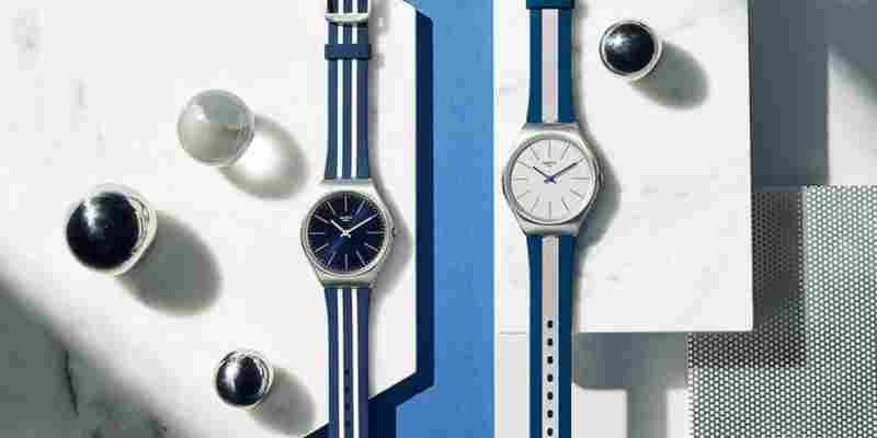 Stylové hodinky Swatch Skin už i v oceli