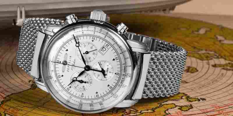Letecké hodinky se vším všudy: Zeppelin 100 Jahre 7680M-1